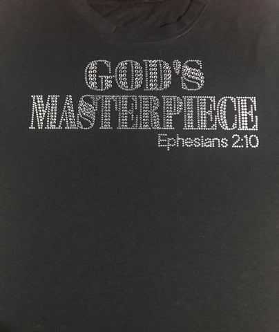 God's Masterpiece Rhinestone T-Shirt