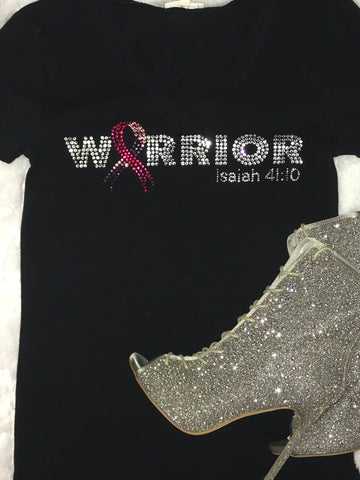 Warrior Breast Cancer Awareness T-shirt