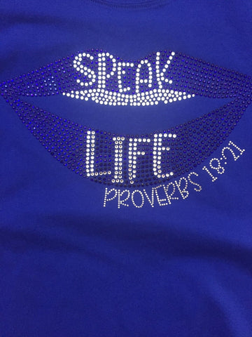 Speak Life Rhinestone T-Shirt