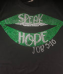 Speak Hope Rhinestone T-Shirt