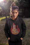 On Fire for the Lord Rhinestone Hoodie